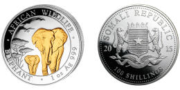 The Somali Elephant - gilded