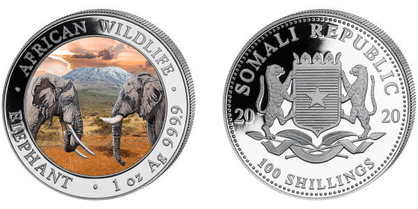 The Somali Elephant - colored "Day"